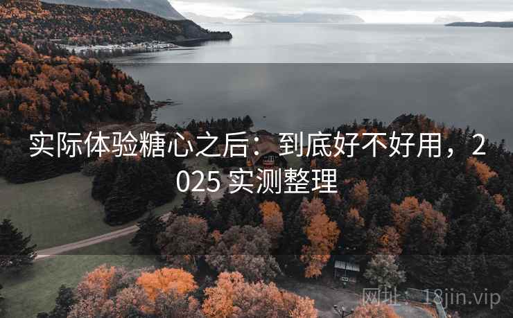 实际体验糖心之后：到底好不好用，2025 实测整理